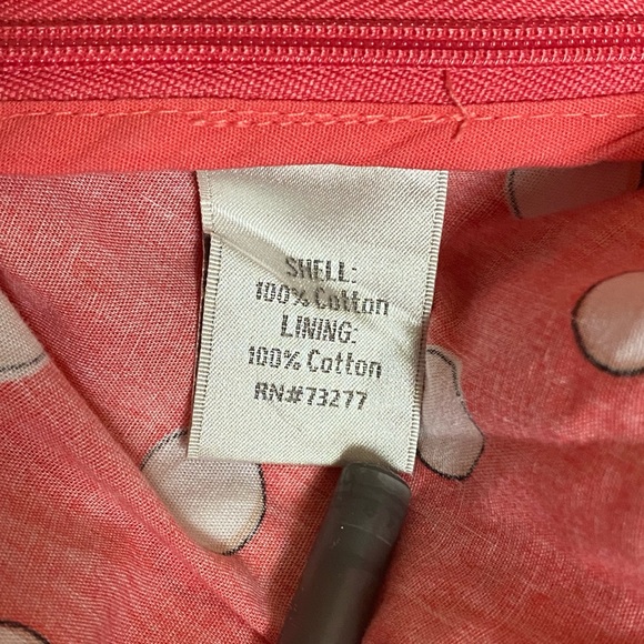 LC Lauren Conrad Pink & White Retro Peplum Polka Dot Sleeveless Top - Picture 8 of 8